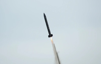 超小型ハイブリットロケットの発射実験